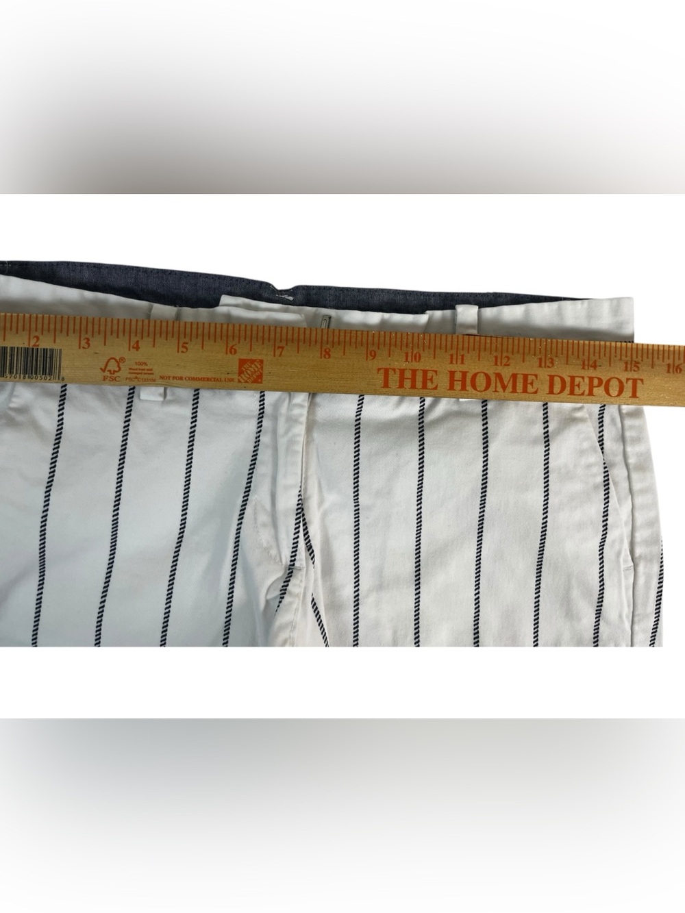 ποΈ Nautica Womenβs White Striped Shorts β Size 2 β $10 - Picture 12 of 12